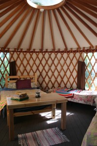 Interior yurt