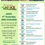 2026 3rd Saturday Hike Calendar Flyer
