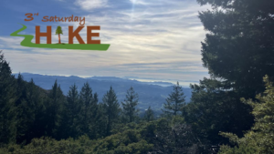 Photo of the view from Robert Louis Stvenson State Park with the 3rd Saturday Hike logo.