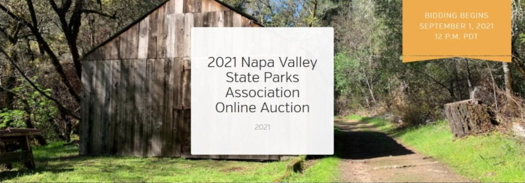 Napa Valley State Parks Association Auction banner