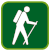 Hiking symbol