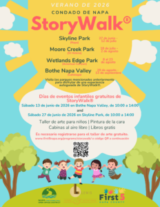 2026 StoryWalk de Napa Flyer - Spanish